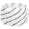 vidaXL Mehrzweck-Allzweckseil 18 mm 100 m Wei&szlig; Polyester