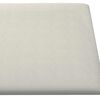 vidaXL Wandkopfteilen 12 pcs Creme 30 x 15 cm Samt