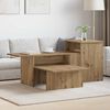 vidaXL Konsolentisch Artisan-Eiche 80 x 50 x 225 cm Holzwerkstoff
