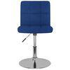 vidaXL Esszimmerst&uuml;hle 4 Stk. Drehbar Blau Stoff