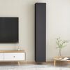 vidaXL TV-Schr&auml;nke 2 Stk. Grau 30,5x30x90 cm Holzwerkstoff