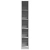 vidaXL Kleiderschrank Grau Sonoma 30x50x200 cm Holzwerkstoff
