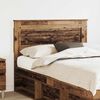 vidaXL Kopfteil mit Kopfteil Altholz 120 cm Holzwerkstoff