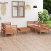 vidaXL 6-tlg. Garten-Lounge-Set Honigbraun Massivholz Kiefer