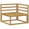 vidaXL Outdoor Ecksofa Wei&szlig; 83 x 83 x 73 cm