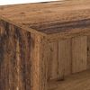 vidaXL Highboard Altholz 80 x 42,5 x 185 cm Holzwerkstoff