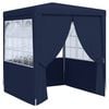 vidaXL Profi-Partyzelt mit Seitenw&auml;nden 2,5x2,5 m Blau 90 g/m&sup2;