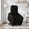 vidaXL Relaxsessel mit Aufstehhilfe Schwarz Stoff