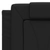 vidaXL Bettgestell "Viana" ohne Matratze Schwarz 140x200 cm Kunstleder
