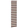 vidaXL Doppelrollo Braun 55x230 cm Stoffbreite 50,9 cm Polyester