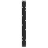 vidaXL Couchtischbeine V-Form 2 St&uuml;ck Schwarz 70x(42-43,3) cm Stahl