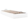 vidaXL Ottoman-Bett ohne Matratze Wei&szlig; 100x200 cm Kunstleder