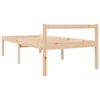 vidaXL Seniorenbett 90x200 cm Massivholz Kiefer