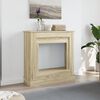 vidaXL Kaminumrandung Sonoma-Eiche 90x30x90 cm Holzwerkstoff