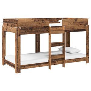 vidaXL Etagenbett f&uuml;r Kinder Altholz 80 x 200 cm Holzwerkstoff