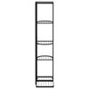 vidaXL Blumenst&auml;nder 5-Etagen 43x22x98 cm Schwarz Metall