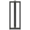 vidaXL Bartischbeine T-Form 2 Stk. Anthrazit 50x35x(100-101) cm Stahl