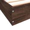 vidaXL Bettgestell ohne Matratze Braun Eichen-Optik 180x200 cm