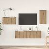 vidaXL TV-Schrank-Set 4 pcs Artisan-Eiche 30,5 x 30 x 60 cm