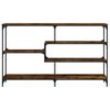 vidaXL Konsolentisch R&auml;uchereiche 160x32x95 cm Holzwerkstoff