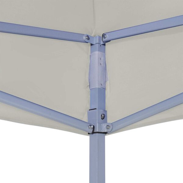 vidaXL Party-Zelt Creme 200 x 200 x 315 cm Oxford-Stoff