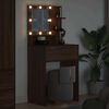 vidaXL Schlafzimmer-Frisiertische mit Schubladen Braun Eichen-Optik