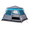 vidaXL Kuppel-Campingzelt 4 Personen Blau Quick Release