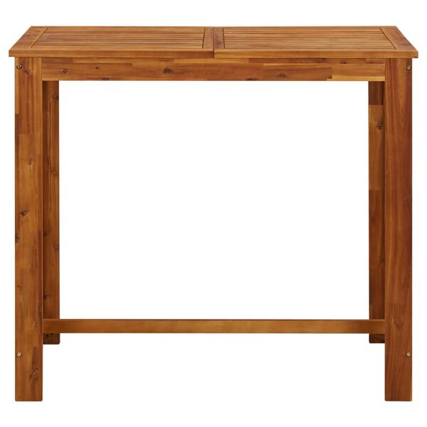 vidaXL 7-tlg. Gartenbar-Set Massivholz Akazie