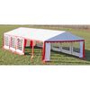vidaXL Partyzelt 10 x 5 m Rot