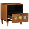 vidaXL Nachttisch Braun 40 x 33 x 46 cm Massivholz Mango