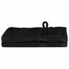 vidaXL G&auml;stetuch SOLUND 2 Stk. Schwarz 15 x 21 cm 550 gsm