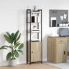 vidaXL B&uuml;cherregal Sonoma-Eiche 40 x 24 x 161 cm Holzwerkstoff