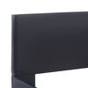 vidaXL Bettgestell Schwarz Kunstleder 140 x 200 cm