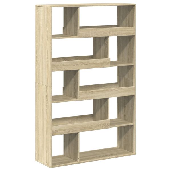 vidaXL Bücherregal Sonoma-Eiche 100x33x156,5 cm Holzwerkstoff