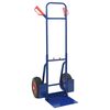 vidaXL Handwagen Blau und Rot 49,5 x 53 x 114 cm Stahl