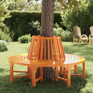 vidaXL Baumbank &Oslash; 160 cm Holz