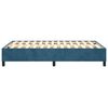 vidaXL Boxspringbettgestell Dunkelblau 120x200 cm Samt