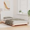 vidaXL Bodenbettgestell Braun 90 x 220 cm Massivholz Kiefer