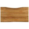 vidaXL Tischplatte mit Baumkante 120x60x2,5 cm Massivholz Mango
