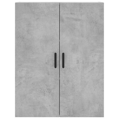 vidaXL Wandschrank Betongrau 69,5x34x90 cm