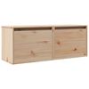 vidaXL Wandschr&auml;nke 2 Stk. 45x30x35 cm Massivholz Kiefer