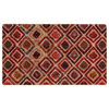 vidaXL Teppichl&auml;ufer MARSA Mehrfarbig 100 x 150 cm Polyester und PVC
