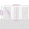 vidaXL Zaunpfosten Gr&uuml;n 10 x 1,6 m (16 x 16 mm Maschenweite)