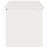 vidaXL Au&szlig;enlagerbox Wei&szlig; 100 x 50,5 x 50 cm Stahl