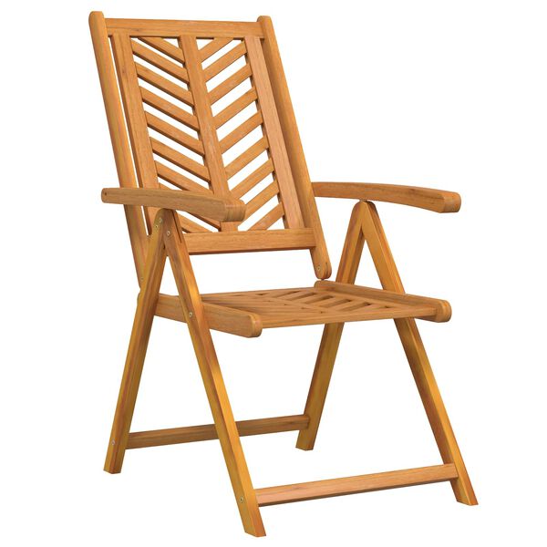 vidaXL Gartenstuhl 4 pcs Braun 57 x 72 x 109 cm Massivholz Akazie
