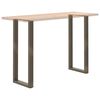 vidaXL Bartischbeine U-Form 2 Stk. Naturstahl 50x(110-111) cm Stahl