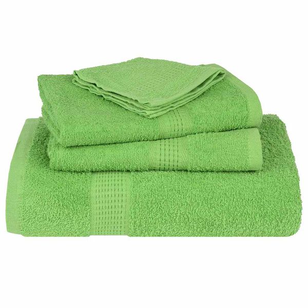vidaXL Badet&uuml;cher FROGN 4 Stk. Apfelgr&uuml;n 100x150 cm 360 g/m&sup2;
