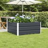 vidaXL Pflanzk&uuml;bel Anthrazit 100 x 100 x 45 cm Stahl