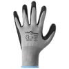 vidaXL Arbeitshandschuhe 12 pcs Grau und Schwarz 9 / l Polyester