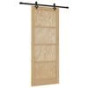 vidaXL Schiebet&uuml;r ORKDAL Natur 86 x 211 cm Massives Kiefernholz